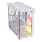 Corsair 2800X RS-R ARGB mini tower behuizing Wit | 1x USB-A | 1x USB-C | Tempered Glass