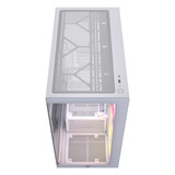 Corsair 2800X RS-R ARGB mini tower behuizing Wit | 1x USB-A | 1x USB-C | Tempered Glass