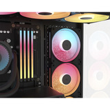 Corsair 3500X LX-R RGB iCUE LINK midi tower behuizing Zwart | 2x USB-A | 1x USB-C | Tempered Glass