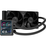 Corsair NAUTILUS II 240 RS LCD-vloeistofkoeler voor CPU waterkoeling Zwart