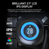 Corsair NAUTILUS RS LCD Screen Module 2.1" Zwart