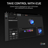 Corsair NAUTILUS RS LCD Screen Module 2.1"  Zwart