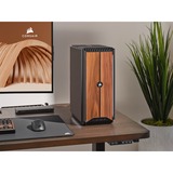 Corsair ONE i500 Wood Dark (CS-9020046-PE) gaming pc Zwart/houtkleur | Core i7-14700 | RTX 4070 SUPER | 32 GB | 1 TB SSD