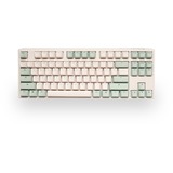 Ducky One 3 Matcha TKL mechanisch toetsenbord Crème, US lay-out (QWERTY), Cherry MX Brown, 80% (TKL)	, PBT Double Shot, hot swap