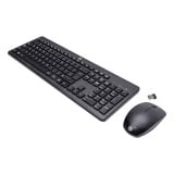 HP 230 draadloze muis- en toetsenbordcombo desktopset Zwart, EU lay-out (QWERTY), Membraan, 100%, 1600 dpi, 2.4 GHz