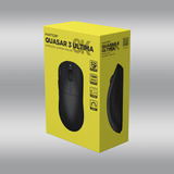 Hator Quasar 3 Ultima 8K Wireless gaming muis Zwart, 400 - 30.000 DPI, 2.4GHz / Bluetooth 5.1 / USB