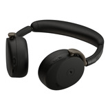 Jabra Evolve3 65 Flex MS on-ear headset Zwart, USB-A with Dongle, Bluetooth 5.3