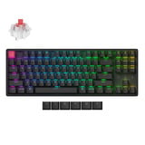 Keychron K8X-J1 RGB mechanisch toetsenbord Zwart, US lay-out (QWERTY), Keychron Super Red, 80% (TKL)	, RGB, Cherry Double-shot PBT Keycaps, Hot Swap, Bluetooth | USB-C