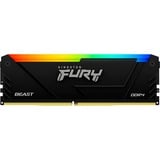 Kingston FURY 32 GB DDR4-3200 Kit werkgeheugen Zwart, KF432C16BB12AK2/32, Beast RGB, XMP