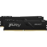 Kingston FURY 64 GB DDR4-3600 (2x 32 GB) Kit werkgeheugen Zwart, KF436C18BBK2/64, Beast, XMP 2.0