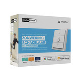 KlikAanKlikUit MASUN-W1000 Matter zonweringschakelaar Wit, Google Home, Apple Home, tot 1000W 