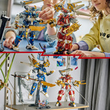 LEGO LEGO 71870 NINJAGO Die Zwillings-Titanme Constructiespeelgoed 
