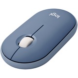 Logitech M350 Pebble Draadloze muis Donkerblauw/wit, 1000 dpi