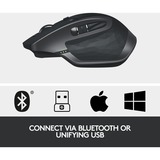 Logitech MX Master 2S Wireless Mouse - Bluetooth Edition Grafiet, 200 dpi - 4000 dpi