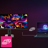 MSI MPG 341CQR QD-OLED X36 34" Curved UltraWide gaming monitor Zwart, 360 Hz, 2x HDMI, 1x DisplayPort, 1x USB-C