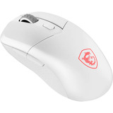 MSI VERSA 300 WIRELESS WHITE gaming muis Wit, 400 - 8.000 DPI, 2,4 GHz / Bluetooth / USB