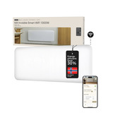 Mill Steel WiFi paneelverwarming PA1300WIFI4, 1300 Watt convector Wit, wifi 2,4 GHz (wifi 6), Bluetooth 5.2, Zigbee 3.0 + App