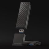 Netgear Nighthawk WiFi 7 Tri-Band USB 3.0 Adapter wlan adapter Zwart, USB 3.0