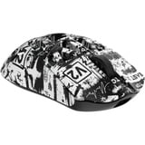 WLMouse Beast X Max V2 Wireless Gaming Mouse - Graffiti Wit (mat)/zwart, 50 - 50.000 dpi, 8K, 2.4GHz / USB-C