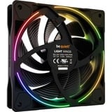 be quiet! Light Wings PWM high-speed RGB case fan Zwart, 120 x 120 x 25 mm