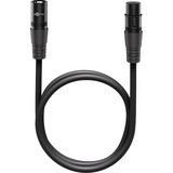 goobay XLR-aansluitkabel Zwart, 2 meter