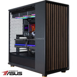 ALTERNATE Ryzen 9 - RTX 5080 Gaming pc Powered by ASUS Zwart/houtkleur | R9 9950X3D | RTX 5080 | 64 GB | 2 TB SSD