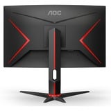 AOC C27G2Z3/BK 27" Curved gaming monitor Zwart/rood, 280Hz, HDMI, DisplayPort