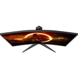 AOC C27G2Z3/BK 27" Curved gaming monitor Zwart/rood, 280Hz, HDMI, DisplayPort