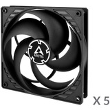 ARCTIC P14 case fan Zwart, 5 stuks