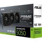 ASUS GeForce RTX 5050 PRIME OC 8GB grafische kaart DLSS 4, 3x DisplayPort, 1x HDMI 2.1