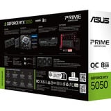 ASUS GeForce RTX 5050 PRIME OC 8GB grafische kaart DLSS 4, 3x DisplayPort, 1x HDMI 2.1