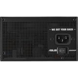 ASUS TUF Gaming Platinum modulaire 1000 watt voeding  Zwart, 1x 12V-2x6, 3x PCIe