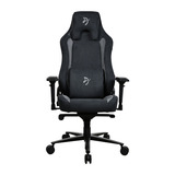 Arozzi Vernazza Supersoft Fabric - Black gamestoel Zwart/grijs