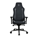 Arozzi Vernazza Supersoft Fabric - Black gamestoel Zwart/grijs