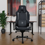 Arozzi Vernazza Supersoft Fabric - Black gamestoel Zwart/grijs