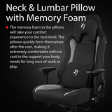 Arozzi Vernazza Supersoft Fabric - Black gamestoel Zwart/grijs