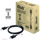 Club 3D Gecertificeerde DisplayPort 2.1 kabel Zwart, 1,2 meter, 8K