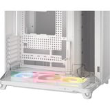 Corsair AIR 5400 LX-R LINK midi tower behuizing Wit | 3x USB-C | RGB | Tempered Glass