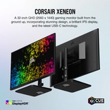 Corsair XENEON 32QHD240 32" gaming monitor Zwart, 2x HDMI, 1x DisplayPort, 2x USB-A 3.2 (5 Gbit/s), 2x USB-C 3.2 (5 Gbit/s), 240 Hz