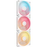 Corsair iCUE LINK LX120-R RGB Reverse Starterskit case fan Wit, 3 stuks, 4-pin PWM