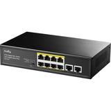 Cudy 8-Port Gigabit PoE+ Switch with 2 Gigabit Uplink Ports Zwart