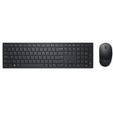 Dell KM5221W Pro draadloze desktopset Zwart, EU lay-out (QWERTY), 100%, 1600 dpi