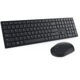 Dell KM5221W Pro draadloze desktopset Zwart, EU lay-out (QWERTY), 100%, 1600 dpi
