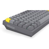 ENDORFY Celeris 1800 RGB mechanisch gaming toetsenbord Grijs, US lay-out (QWERTY), ENDORFY Yellow by Gateron, 100%, ARGB, PBT keycaps, Hot-swap, Bluetooth / USB-C / 2.4 GHz