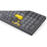 ENDORFY Celeris 1800, gaming toetsenbord Grijs, US lay-out, ENDORFY Yellow by Gateron, ARGB, PBT keycaps, Hot-swap, Bluetooth / USB-C / 2.4 GHz