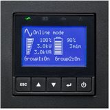 Eaton Power Quality 9PX UPS Netpack (9PX2200IRTN) Zwart/zilver, 2200 VA, 2200 W, ingang: C20, uitgangen: 8x C13, 2x C19, rack/toren, 2U, netwerkkaart inbegrepen