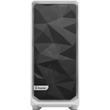 Fractal Design Meshify 2 Compact Clear Tempered Glass midi tower behuizing Wit/zwart | 2x USB-A | 1x USB-C | Tempered Glass