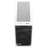 Fractal Design Meshify 2 Compact Clear Tempered Glass midi tower behuizing Wit/zwart | 2x USB-A | 1x USB-C | Tempered Glass