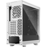 Fractal Design Meshify 2 Compact Clear Tempered Glass midi tower behuizing Wit/zwart | 2x USB-A | 1x USB-C | Tempered Glass