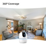 Imou A1 4MP beveiligingscamera 360° dekking | Persoonsdetectie | Nachtzicht | Privacy modus